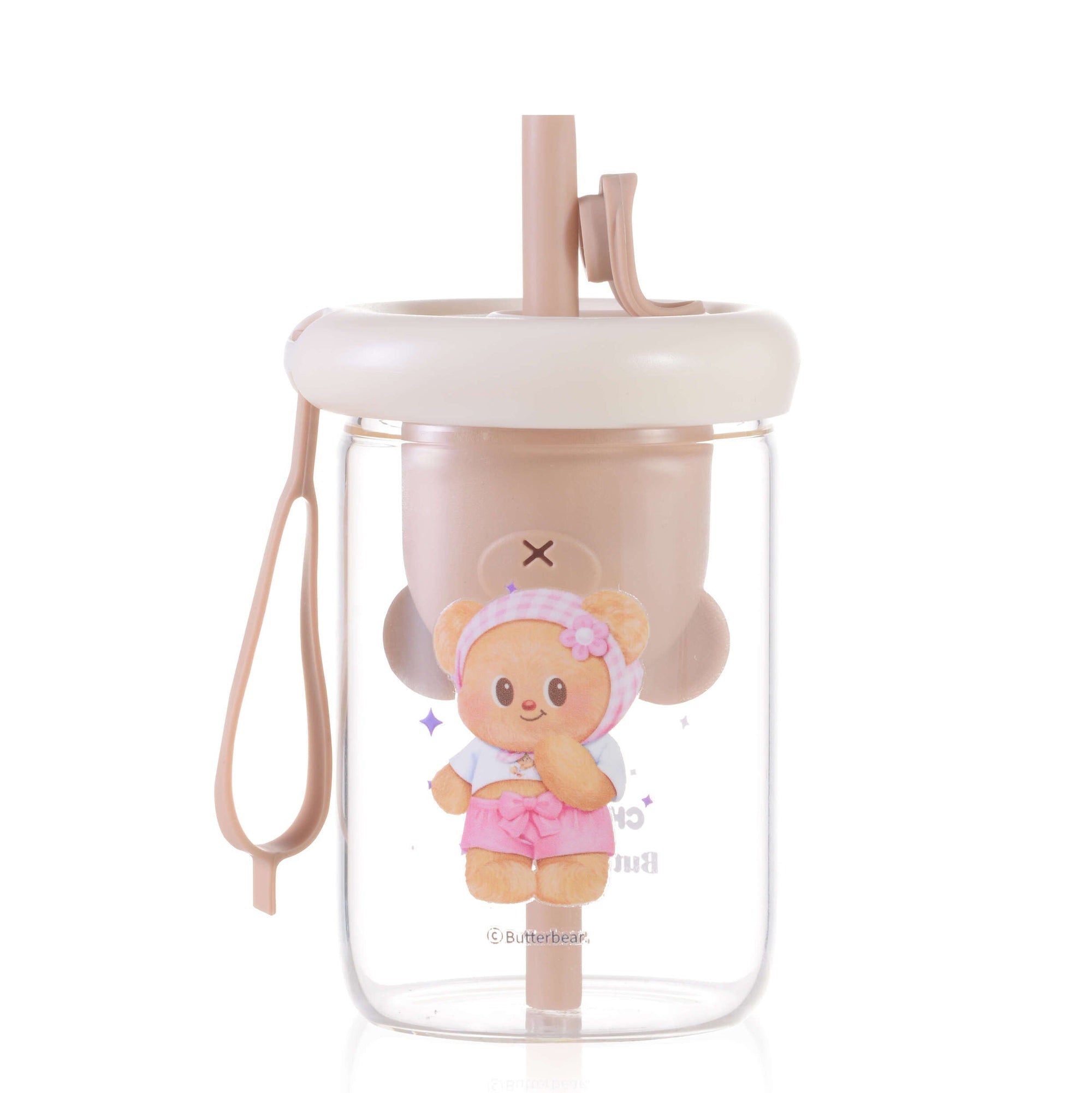CHAFFIC X BUTTERBEAR Glass Cup