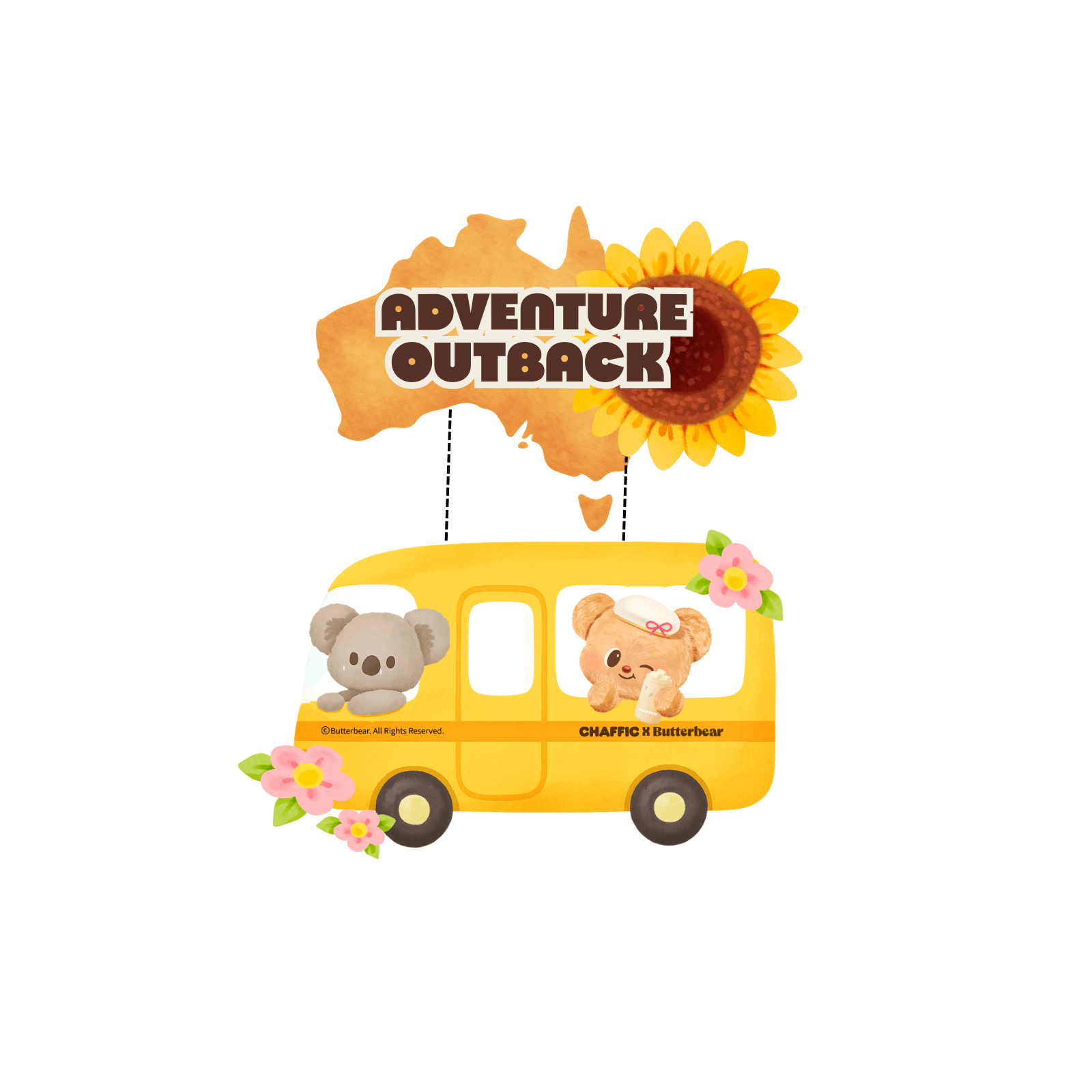 CHAFFIC X BUTTERBEAR Adventure Outback Magnet Series