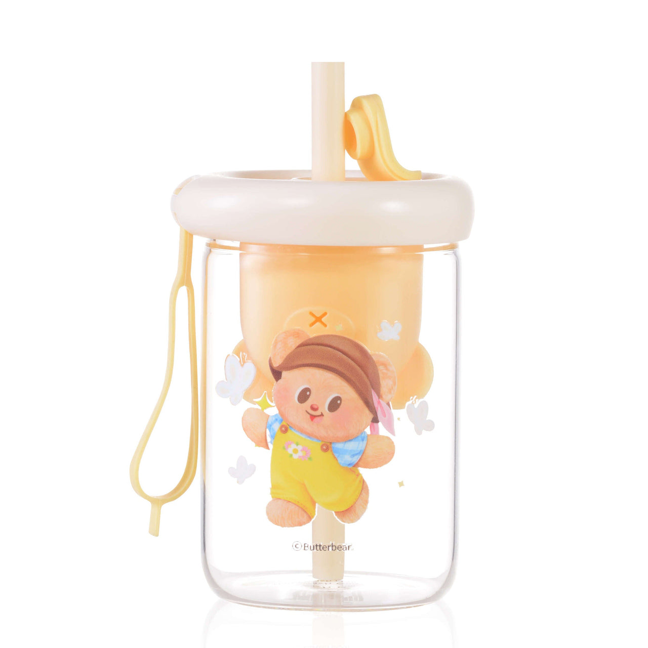 CHAFFIC X BUTTERBEAR Glass Cup