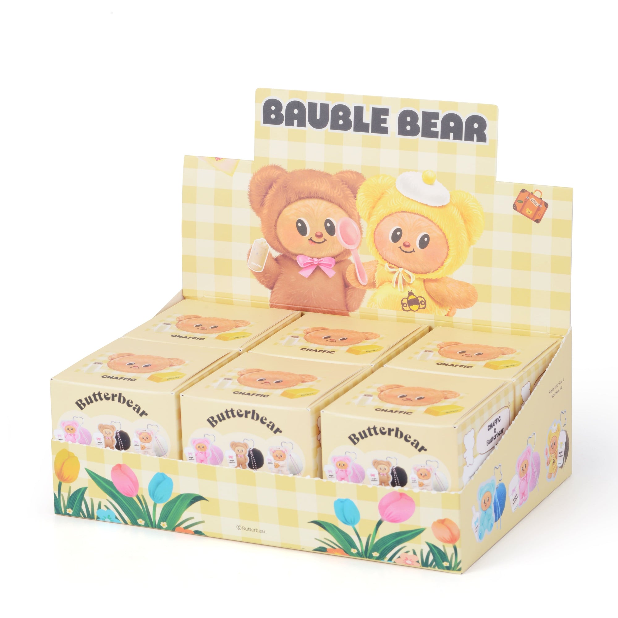 CHAFFIC X BUTTERBEAR Bauble Bear Acrylic Keychain