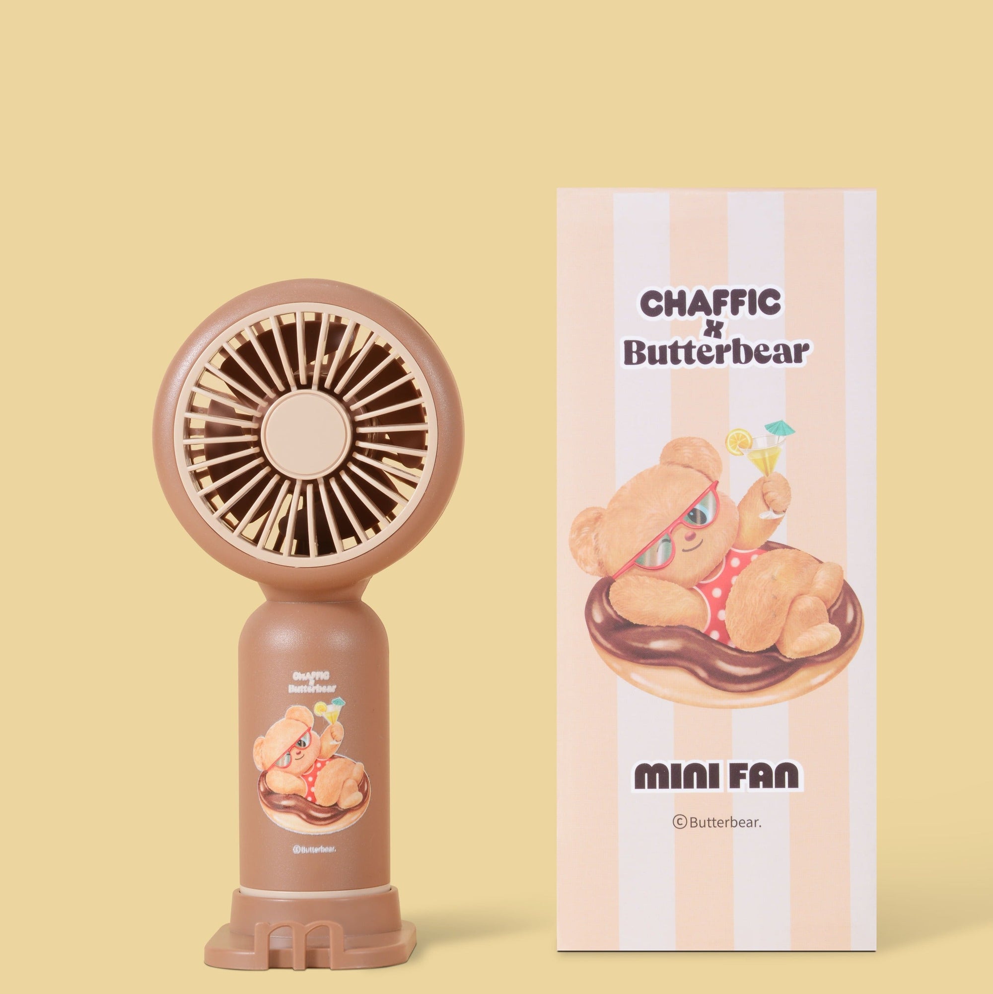 CHAFFIC X BUTTERBEAR Mini Fan