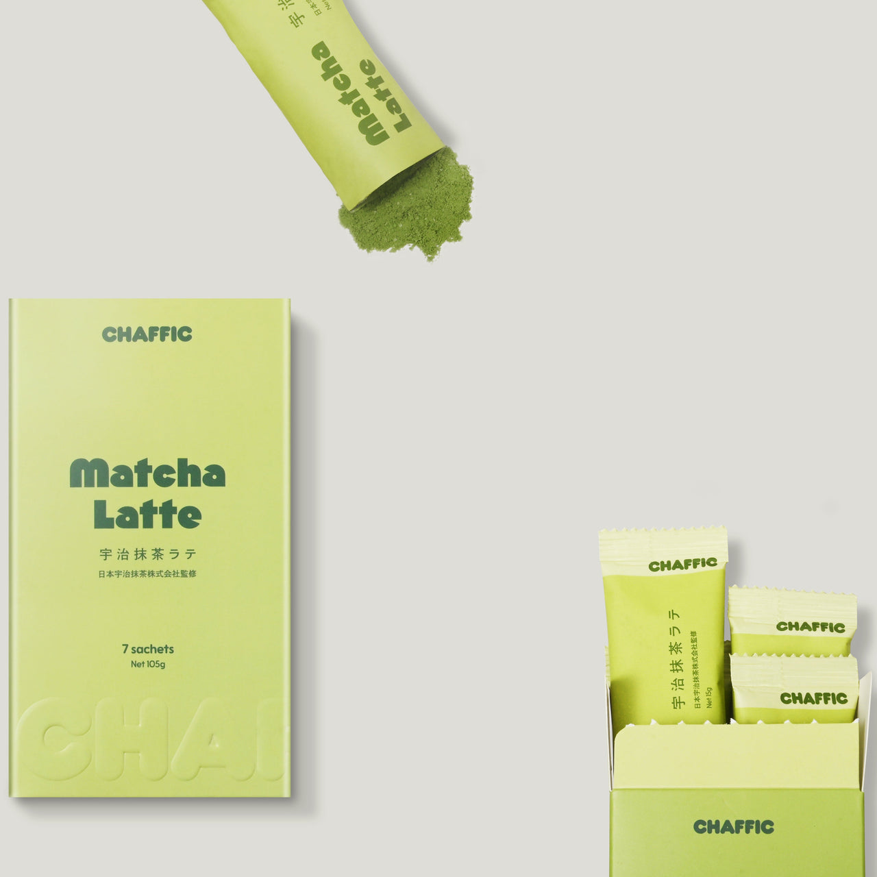 Chaffic Uji Matcha Latte