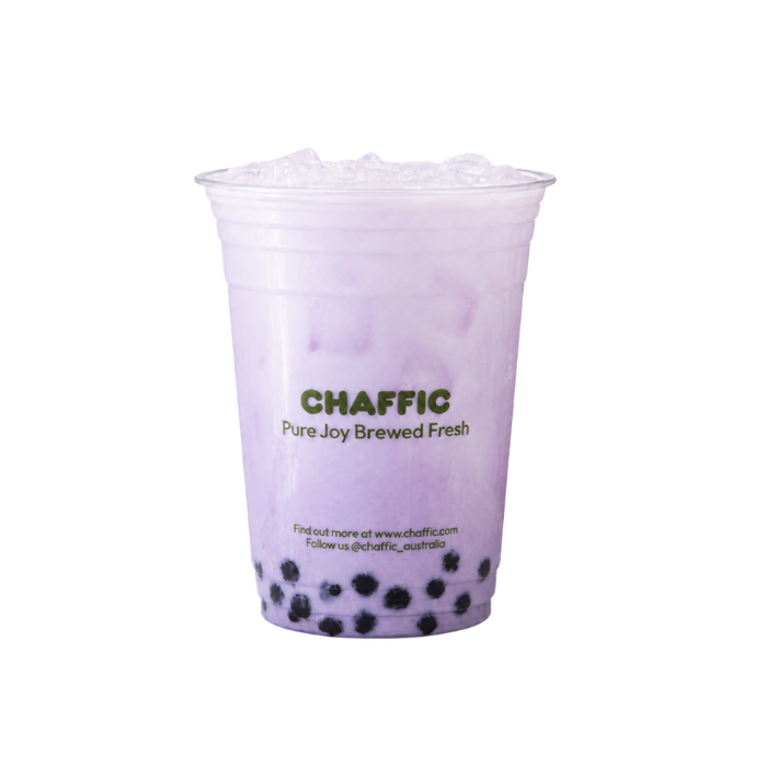 Taro Milk Tea + Pearls