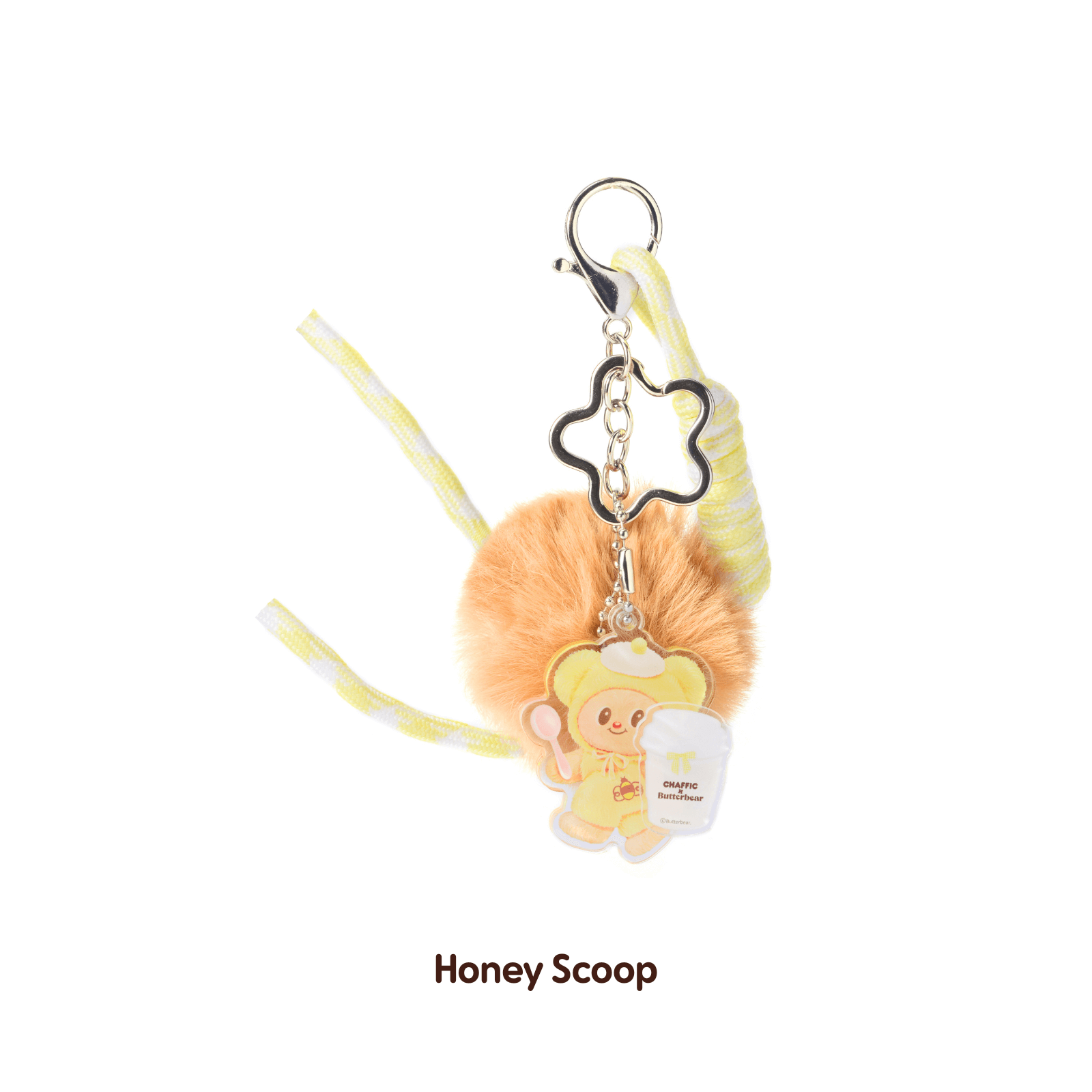 CHAFFIC X BUTTERBEAR Bauble Bear Acrylic Keychain