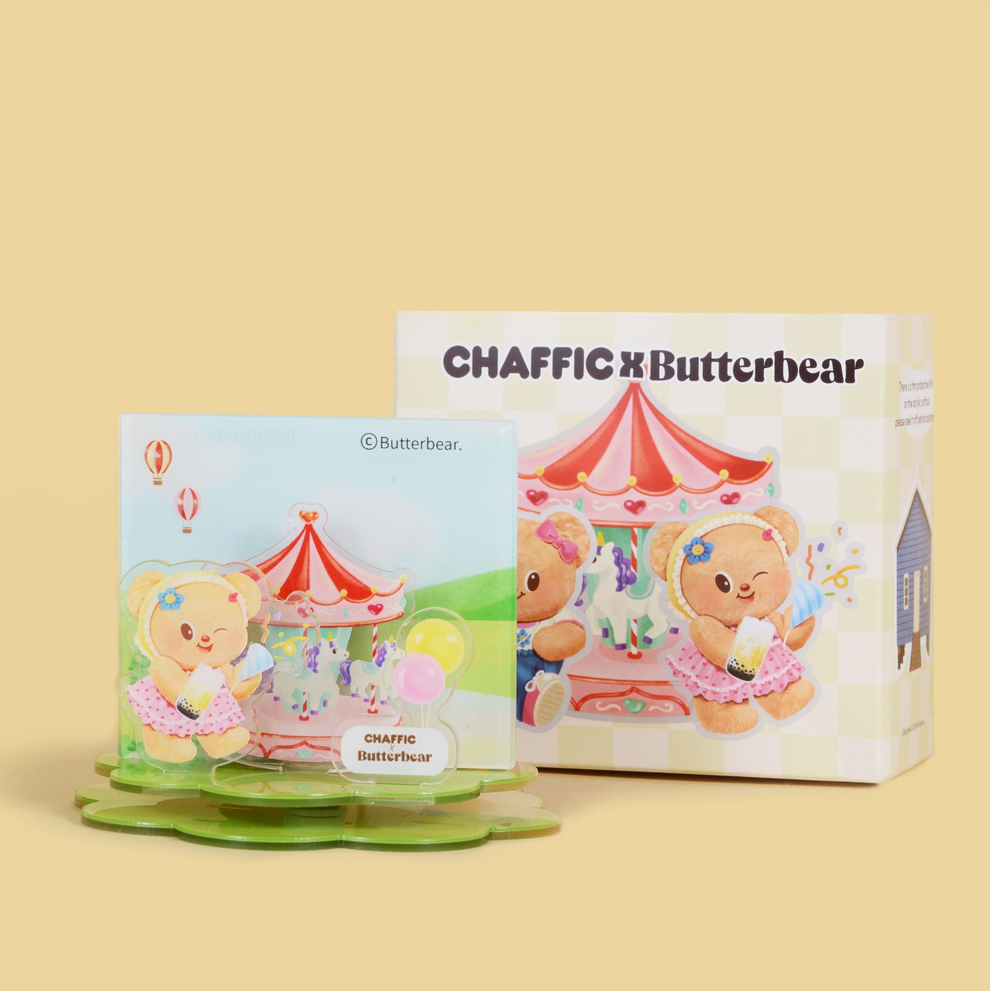 CHAFFIC X BUTTERBEAR Rotating Standee Set