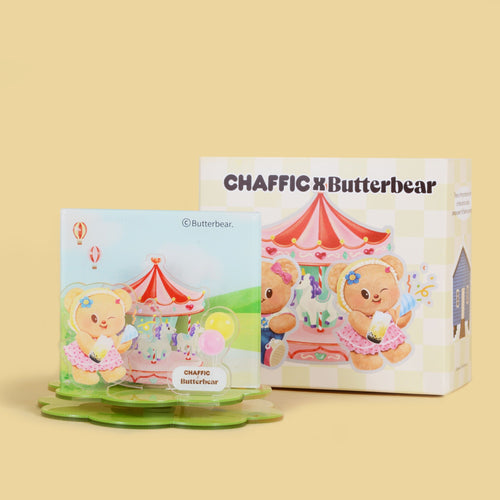 CHAFFIC X BUTTERBEAR Rotating Standee Set