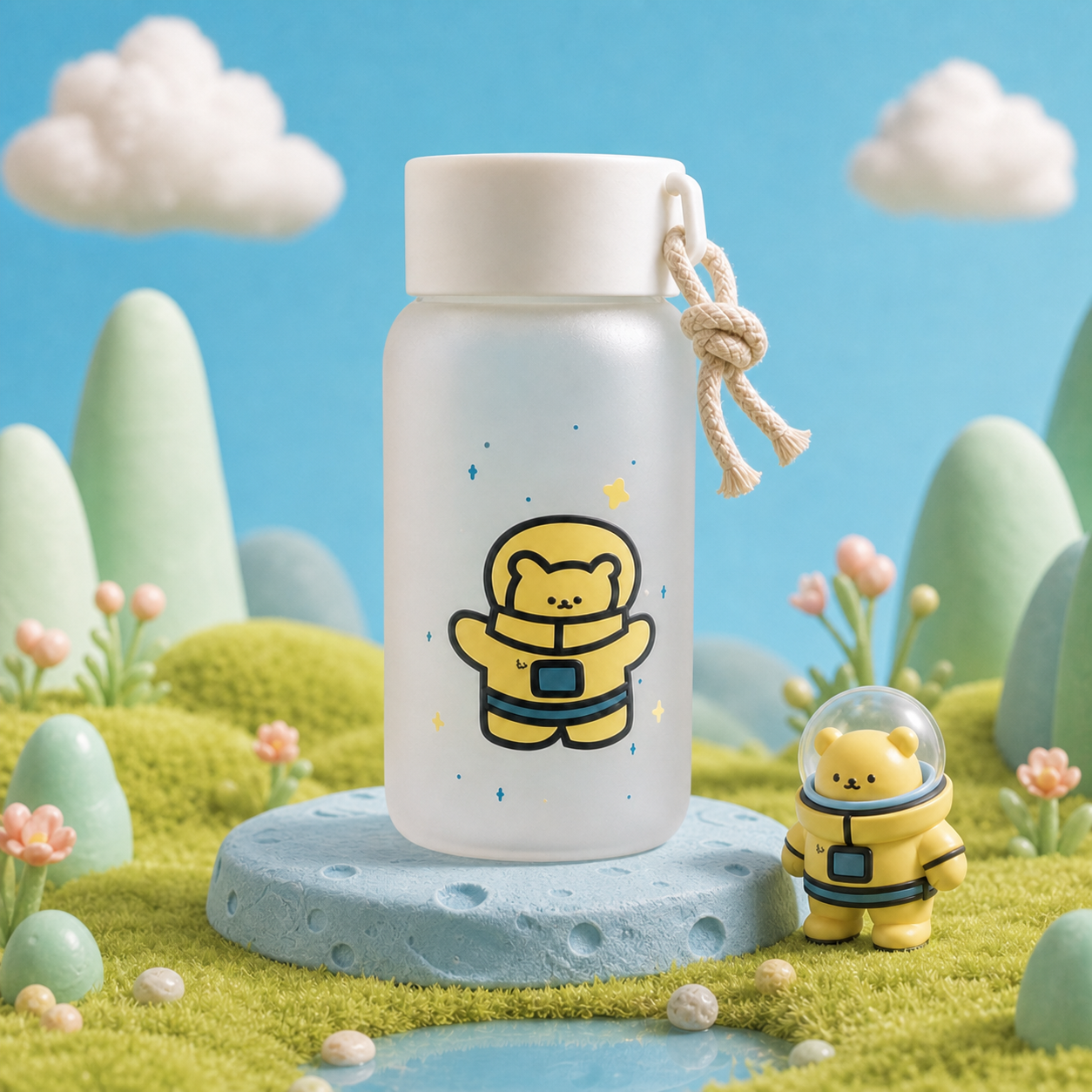 Matte Glass Bottle