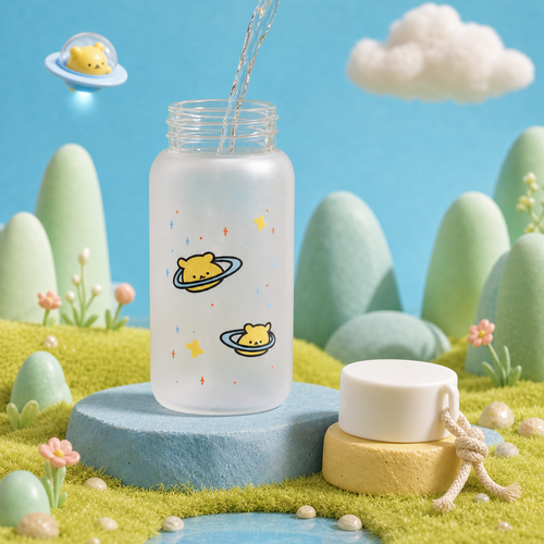 Matte Glass Bottle