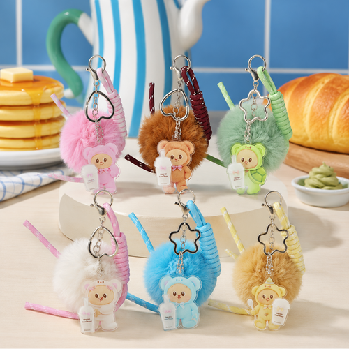 CHAFFIC X BUTTERBEAR Bauble Bear Acrylic Keychain
