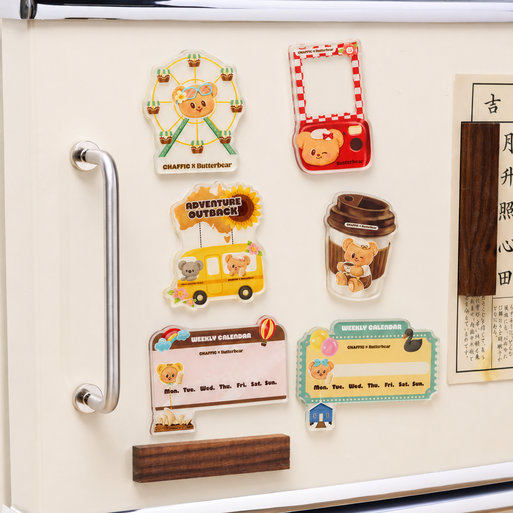 CHAFFIC X BUTTERBEAR Adventure Outback Magnet Series